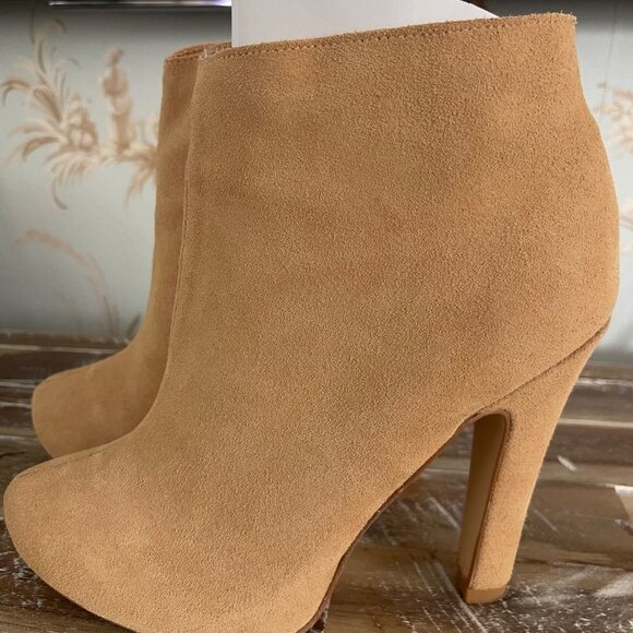 Colin Stuart Removable Faux Fur Ankle Booties Sz 7 1/2 - Picture 4 of 16